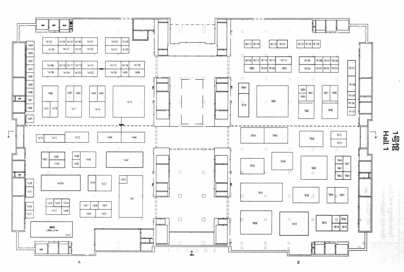 2012中國國際清潔能源博覽會的平面圖